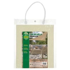 Aktive Garden Store D'ombrage Triangulaire Couleur Crème -Équipement De Plein Air aktive garden store dombrage triangulaire couleur creme 3