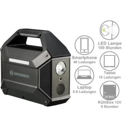 Batterie Externe Portable BRESSER 155 W - Powerbank, Camping, Voyage -Équipement De Plein Air batterie externe portable bresser 155 w powerbank camping voyage 2