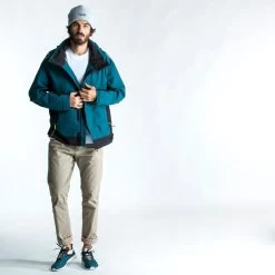 Tribord Blouson De Voile - Veste De Pluie Sailing 500 Homme Pétrole Jaune -Équipement De Plein Air blouson de voile veste de pluie sailing 500 homme petrole jaune 3