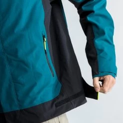 Tribord Blouson De Voile - Veste De Pluie Sailing 500 Homme Pétrole Jaune -Équipement De Plein Air blouson de voile veste de pluie sailing 500 homme petrole jaune 7