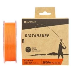 Fil Pêche En Surfcasting Orange DISTANSURF -Équipement De Plein Air fil peche en surfcasting orange distansurf 2