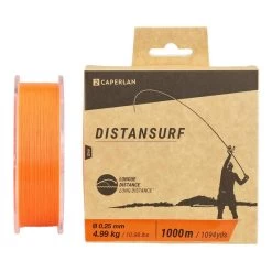 Fil Pêche En Surfcasting Orange DISTANSURF -Équipement De Plein Air fil peche en surfcasting orange distansurf 4