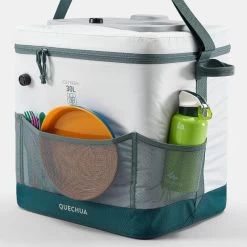 Quechua GLACIÈRE SOUPLE ÉLECTRIQUE DE CAMPING - 30 LITRES - CONSERVATION AU FRAIS 96 H -Équipement De Plein Air glaciere souple electrique de camping 30 litres conservation au frais 96 h 6
