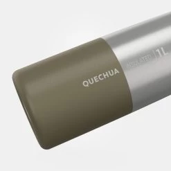 Quechua Gourde Isotherme Inox 1L Bouchon à Ouverture Rapide Pour La Randonnée - Kaki -Équipement De Plein Air gourde isotherme inox 1l bouchon a ouverture rapide pour la randonnee kaki 2