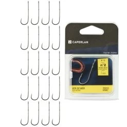 Hameçon à Oeillet HOOK SEA WORM EYE Pêche En Mer -Équipement De Plein Air hamecon a oeillet hook sea worm eye peche en mer 7