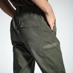 PANTALON CARGO RESISTANT STEPPE 300 VERT -Équipement De Plein Air pantalon cargo resistant steppe 300 vert 4
