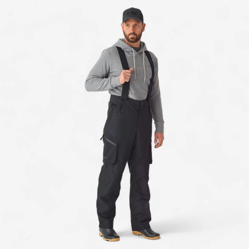Pantalon De Pêche Imperméable Homme - FT 500 WPF Noir 2 Pantalon De Pêche Imperméable Homme - FT 500 WPF Noir