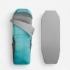 Quechua SAC DE COUCHAGE ENFANT 2 EN 1 - SLEEPIN BED JUNIOR 10°C BLEU -Équipement De Plein Air sac de couchage enfant 2 en 1 sleepin bed junior 10c bleu