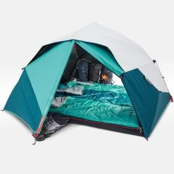 Quechua Tente De Camping - 2 Seconds EASY - 3 Places - Fresh & Black -Équipement De Plein Air tente de camping 2 seconds easy 3 places fresh and black 3