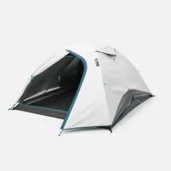 Quechua Tente De Camping - MH100 - 3 Places - Fresh & Black -Équipement De Plein Air tente de camping mh100 3 places fresh and black 5