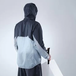 Quechua Veste Ultra Légère De Randonnée Rapide FH 900 Homme Bleu Grise. -Équipement De Plein Air veste ultra legere de randonnee rapide fh 900 homme bleu grise 3