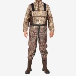 Waders Chasse Chaud 500 Néoprène Camouflage Marais -Équipement De Plein Air waders chasse chaud 500 neoprene camouflage marais 1